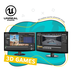 Unreal Engine 4. Игровой движок - КИБЕРшкола программирования для детей, компьютерные курсы для школьников, начинающих и подростков - KIBERone г. Лефортово