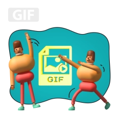 Gif-анимация - КИБЕРшкола программирования для детей, компьютерные курсы для школьников, начинающих и подростков - KIBERone г. Лефортово